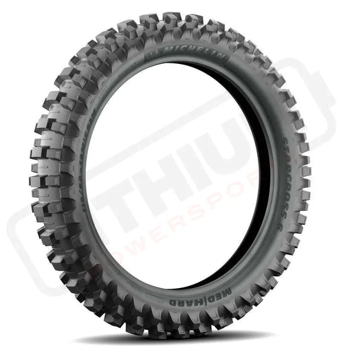 MICHELIN TIRE STARCROSS 6 MEDIUM HARD REAR 110/100-18 64M TT - Lithium Powersports