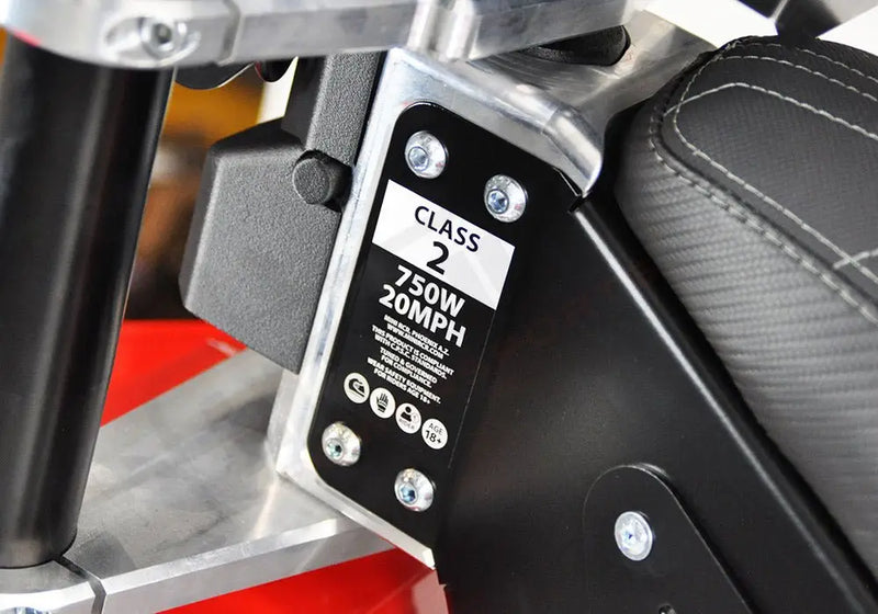 MINI RCR T3 - Red with Black Carbon Fenders - Lithium Powersports