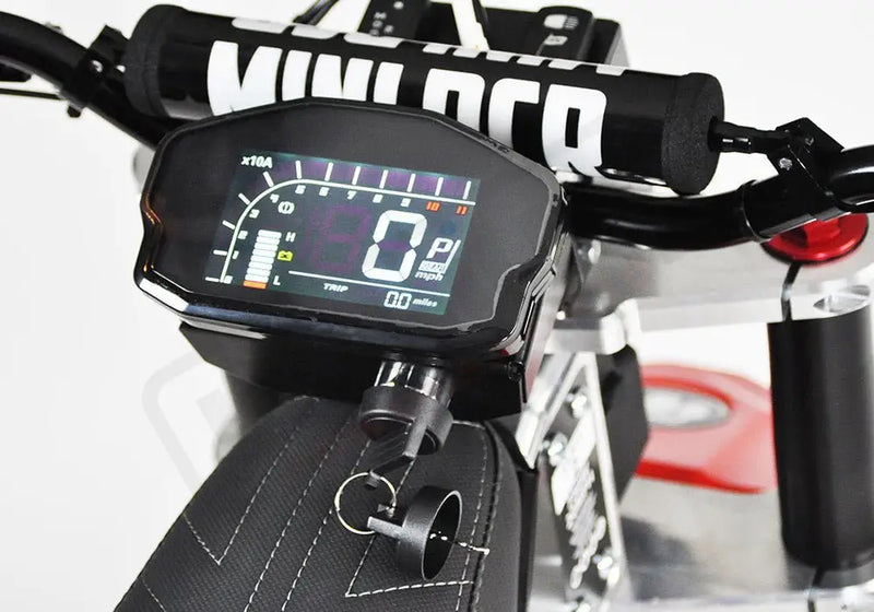 MINI RCR T3 - Red with Black Carbon Fenders - Lithium Powersports