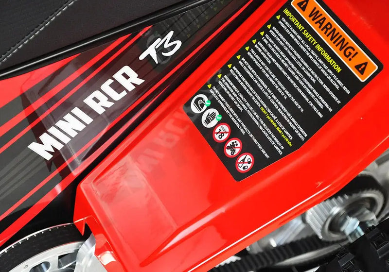 MINI RCR T3 - Red with Red Fenders - Lithium Powersports