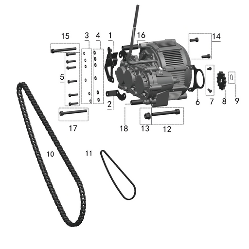 MOTOR AND GEARBOX (MX3 / MX4) eParts