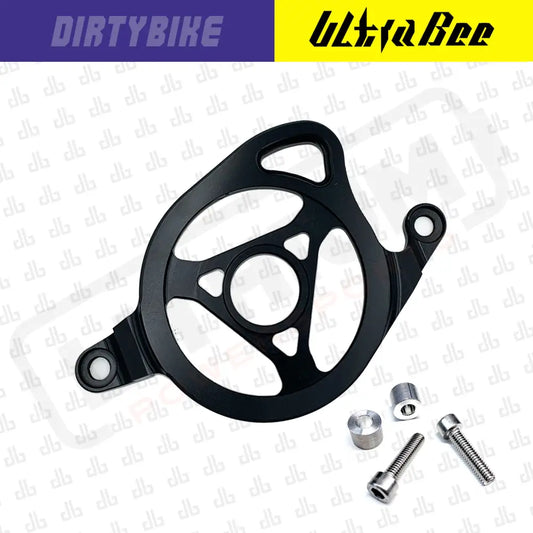 Motor Sprocket Cover CNC Aluminum | Surron Ultra Bee - Black - Motor Sprocket Cover