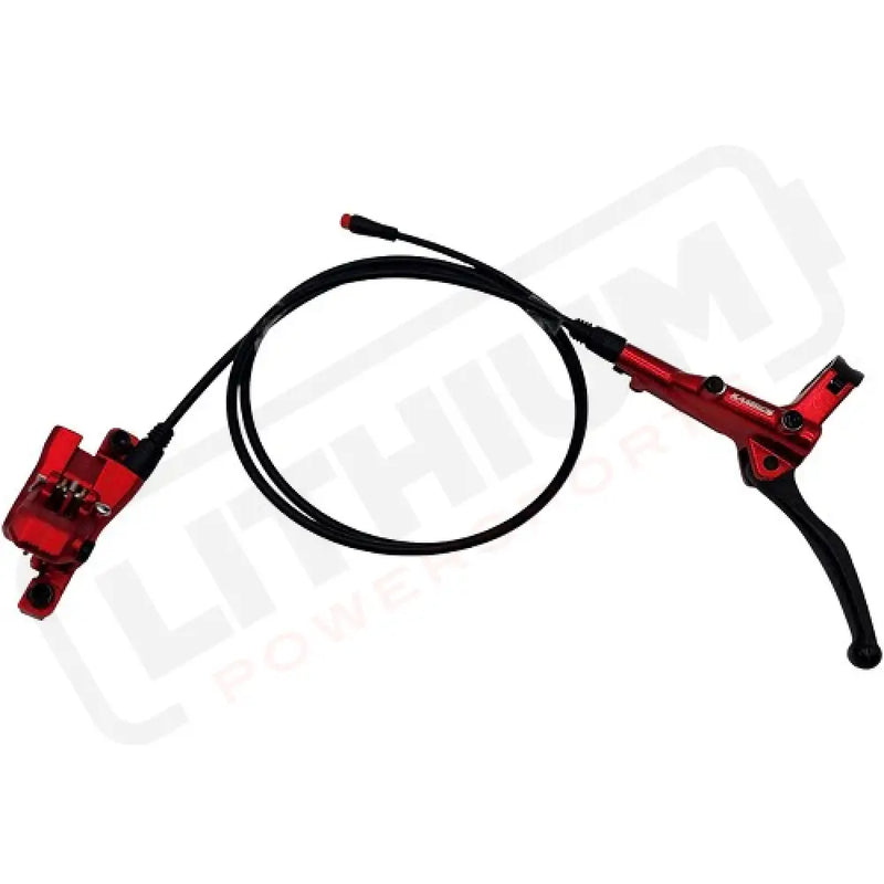 MotoTec 2000w Pro Dirt Bike - Rear Hydraulic Brake Assembly 46in