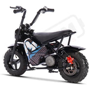 MotoTec 24v 250w Electric Powered Mini Bike Black - Lithium Powersports