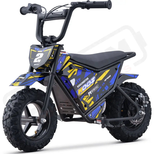 MotoTec 24v 250w (HP120E) Electric Powered Mini Bike Blue eRides