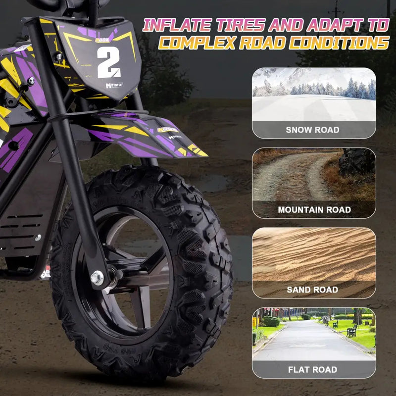 MotoTec 24v 250w (HP120E) Electric Powered Mini Bike eRides