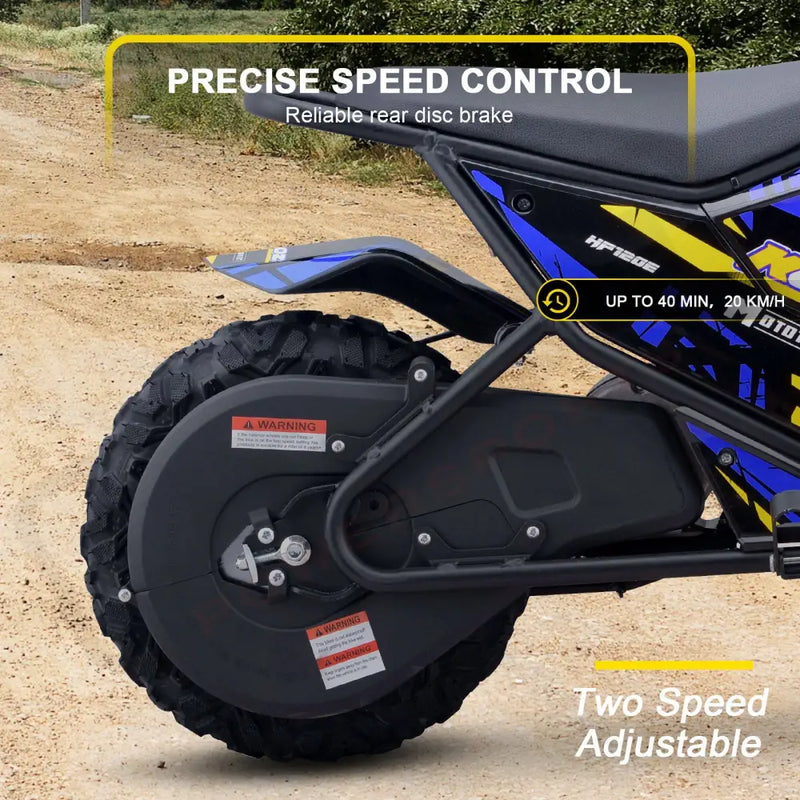 MotoTec 24v 250w (HP120E) Electric Powered Mini Bike eRides