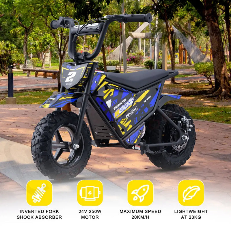 MotoTec 24v 250w (HP120E) Electric Powered Mini Bike eRides
