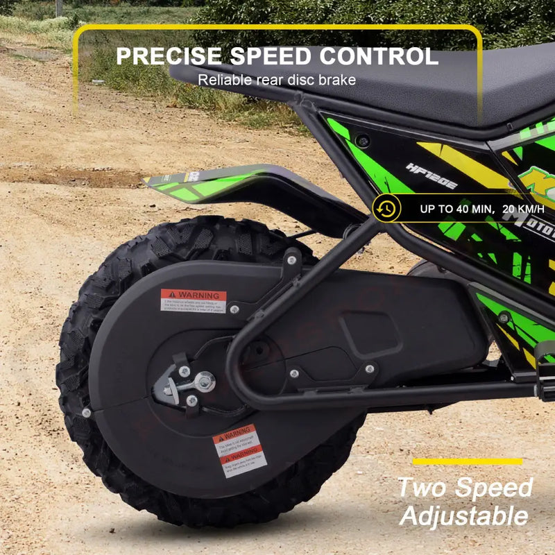 MotoTec 24v 250w (HP120E) Electric Powered Mini Bike eRides