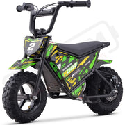 MotoTec 24v 250w (HP120E) Electric Powered Mini Bike Green eRides