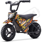 MotoTec 24v 250w (HP120E) Electric Powered Mini Bike Orange eRides