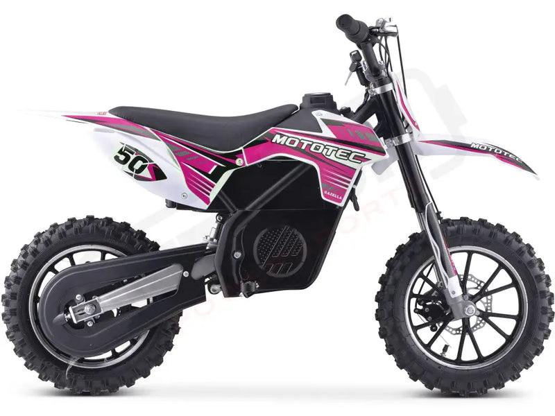 Mototec 24v 500w Gazella Electric Dirt Bike Purple - Lithium Powersports