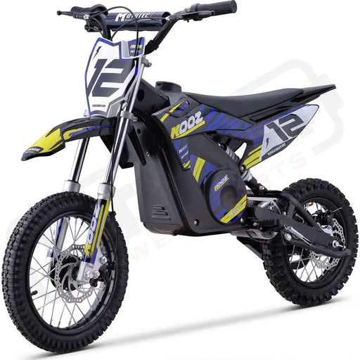 MotoTec 36v 1000w Electric Dirt Bike Blue