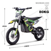 MotoTec 36v 1000w Electric Dirt Bike