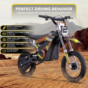 MotoTec 36v 1000w Electric Dirt Bike