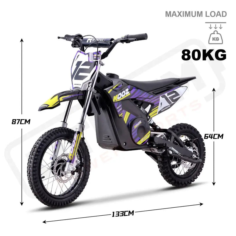 MotoTec 36v 1000w Electric Dirt Bike