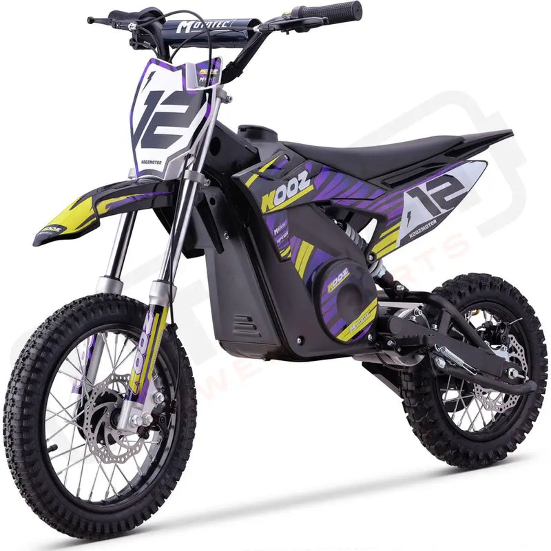 MotoTec 36v 1000w Electric Dirt Bike Purple