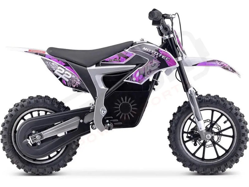 MotoTec 36v 500w Demon Electric Dirt Bike Lithium - Lithium Powersports