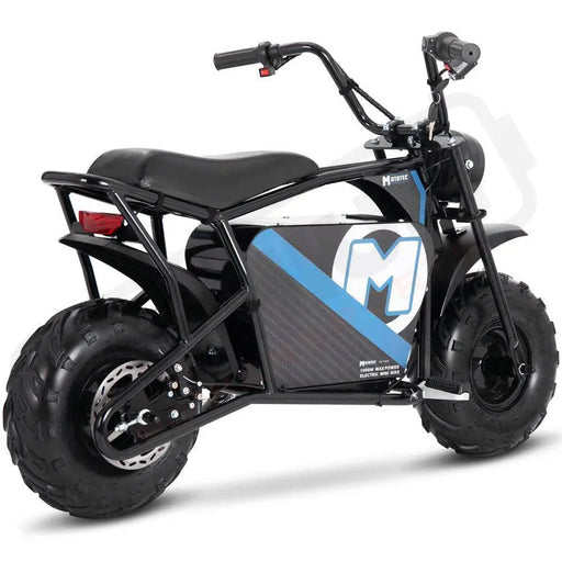 MotoTec 48v 1000w Electric Powered Mini Bike Black - Lithium Powersports