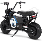 MotoTec 48v 1000w Electric Powered Mini Bike Black - Lithium Powersports