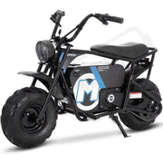 MotoTec 48v 1000w Electric Powered Mini Bike Black - Lithium Powersports