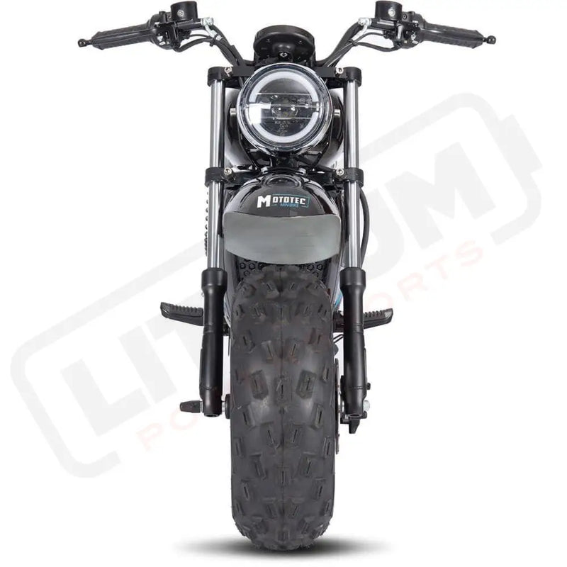 MotoTec 60v 1500w Electric Powered Mini Bike Lithium Black - Lithium Powersports