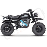 MotoTec 60v 1500w Electric Powered Mini Bike Lithium Black - Lithium Powersports