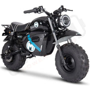 MotoTec 60v 1500w Electric Powered Mini Bike Lithium Black - Lithium Powersports