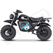 MotoTec 60v 1500w Electric Powered Mini Bike Lithium Black - Lithium Powersports