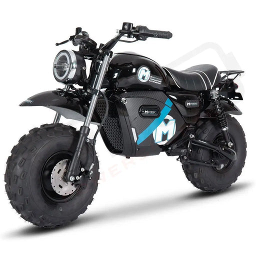 MotoTec 60v 1500w Electric Powered Mini Bike Lithium Black - Lithium Powersports