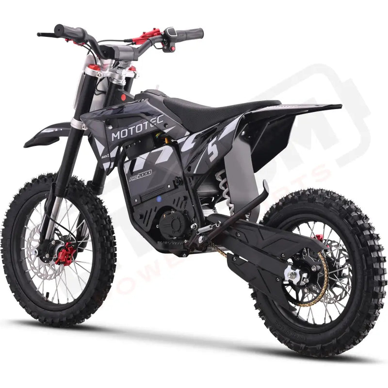 MotoTec 60v 2000w Pro Electric Dirtbike Lithium eRides