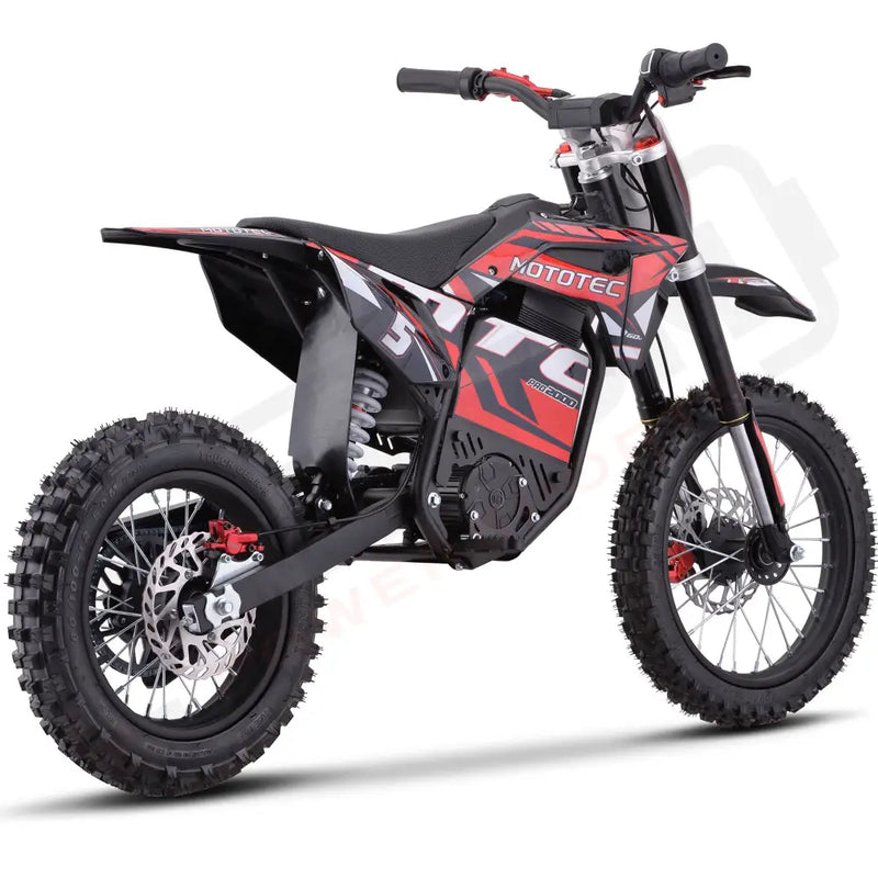 MotoTec 60v 2000w Pro Electric Dirtbike Lithium eRides