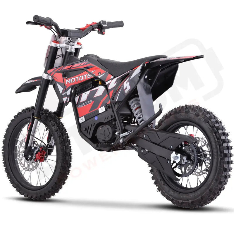 MotoTec 60v 2000w Pro Electric Dirtbike Lithium eRides