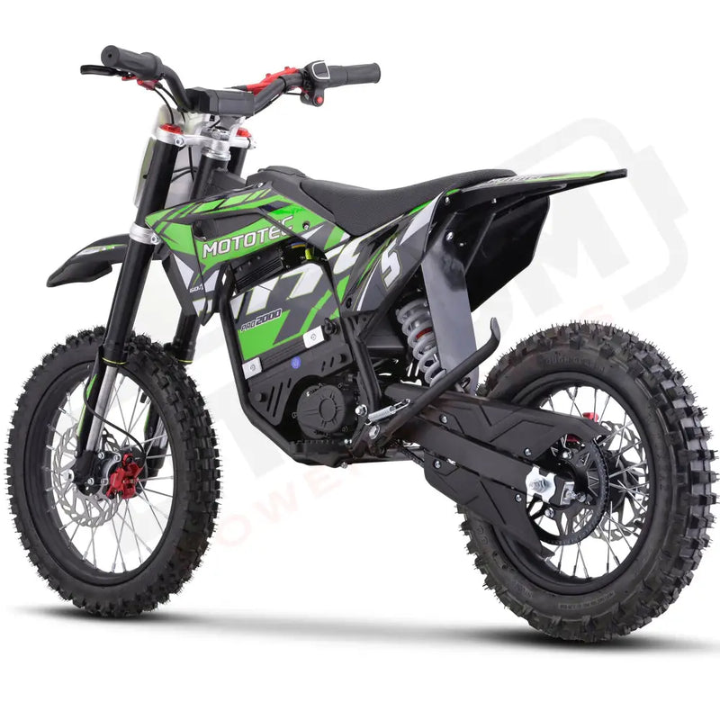 MotoTec 60v 2000w Pro Electric Dirtbike Lithium eRides