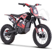 MotoTec 60v 2000w Pro Electric Dirtbike Lithium Red eRides
