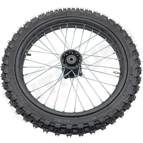 MotoTec 72v 5000w Pro Dirt Bike Front Wheel 70/100-17
