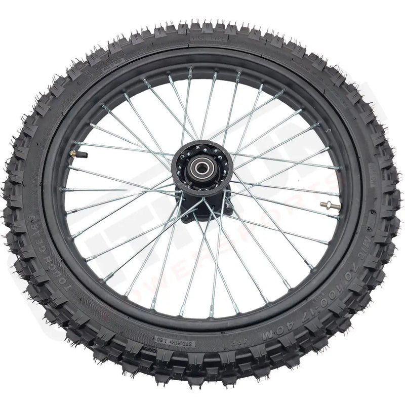 MotoTec 72v 5000w Pro Dirt Bike Front Wheel 70/100-17