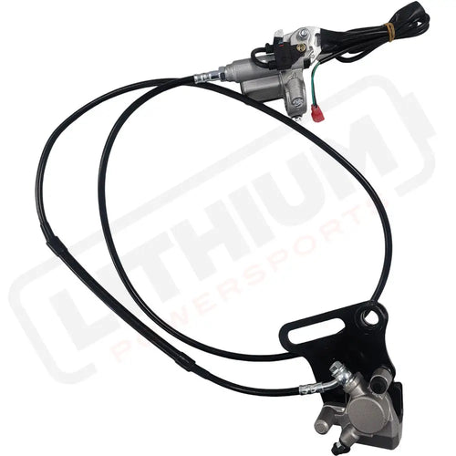 MotoTec 72v 5000w Pro Dirt Bike Rear Brake Assembly