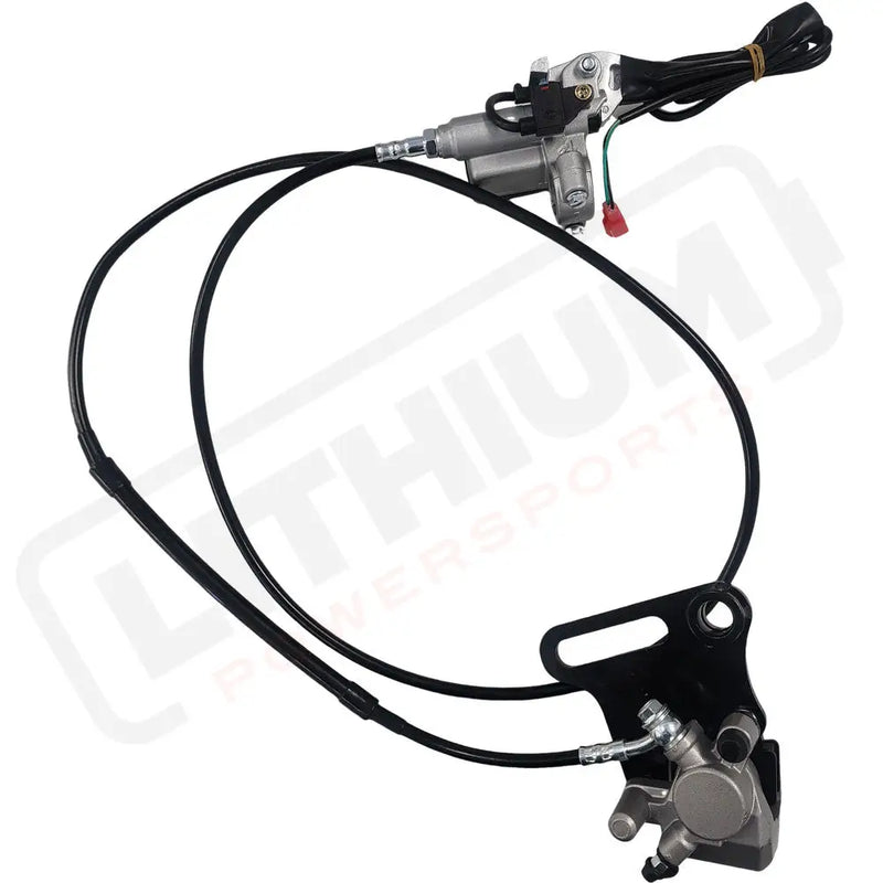 MotoTec 72v 5000w Pro Dirt Bike Rear Brake Assembly