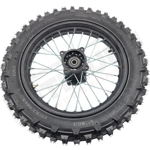 MotoTec 72v 5000w Pro Dirt Bike Rear Wheel 90/100-14
