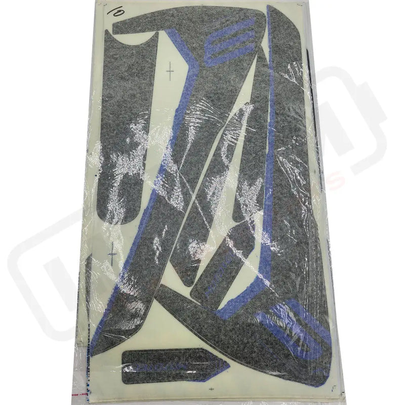 MotoTec 72v 5000w Pro Dirt Bike Sticker Kit Blue V2