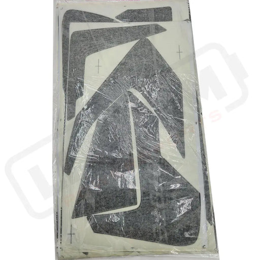 MotoTec 72v 5000w Pro Dirt Bike Sticker Kit Grey V2