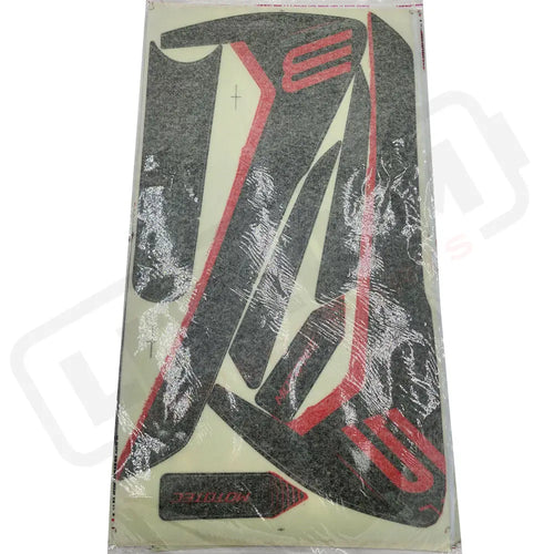 MotoTec 72v 5000w Pro Dirt Bike Sticker Kit Red V2