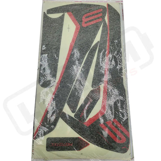 MotoTec 72v 5000w Pro Dirt Bike Sticker Kit Red V2