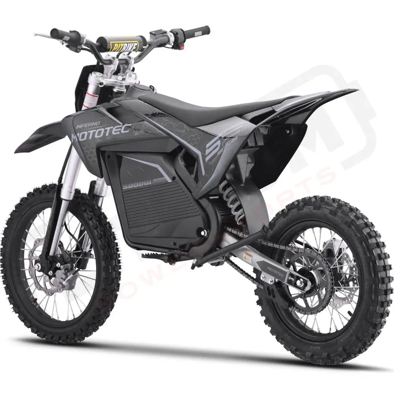 MotoTec 72v Pro Electric Dirtbike 5000w Lithium eRides