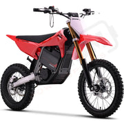 MotoTec 72v Pro Electric Dirtbike 8000w Lithium Red / 17/14 eRides