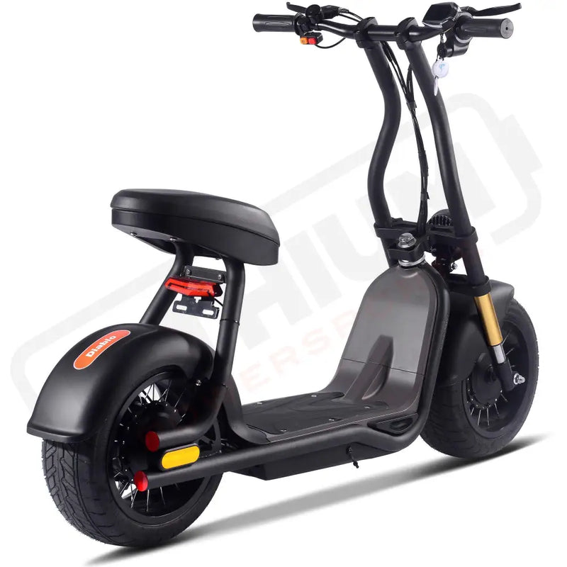 Mototec Diablo 48v 1000w Lithium Electric Scooter - Lithium Powersports