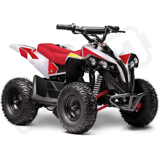MotoTec E - Bully 36v 1000w ATV White - Lithium Powersports