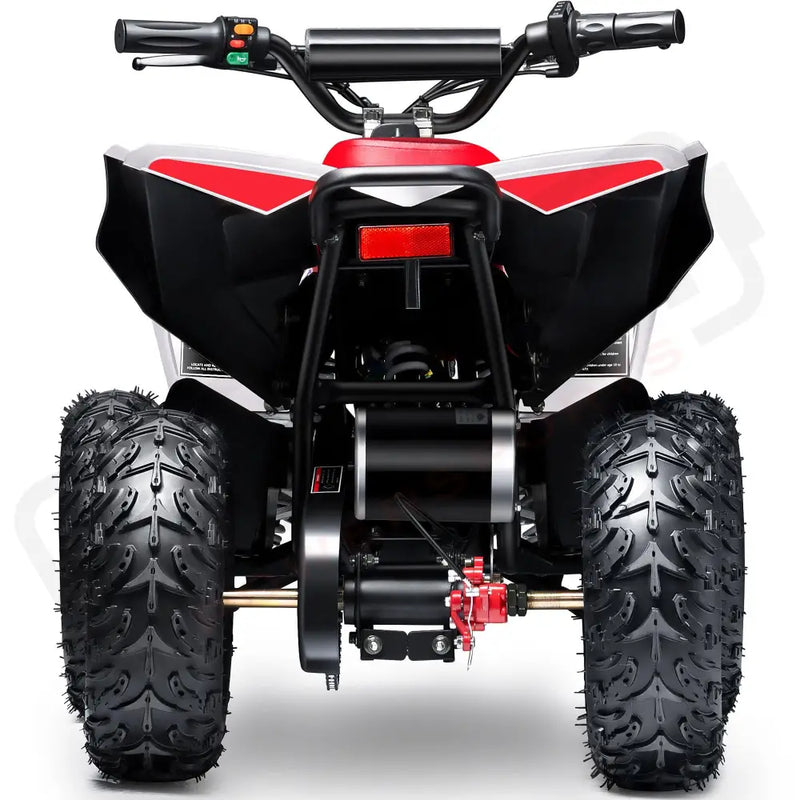 MotoTec E - Bully 36v 1000w ATV White - Lithium Powersports