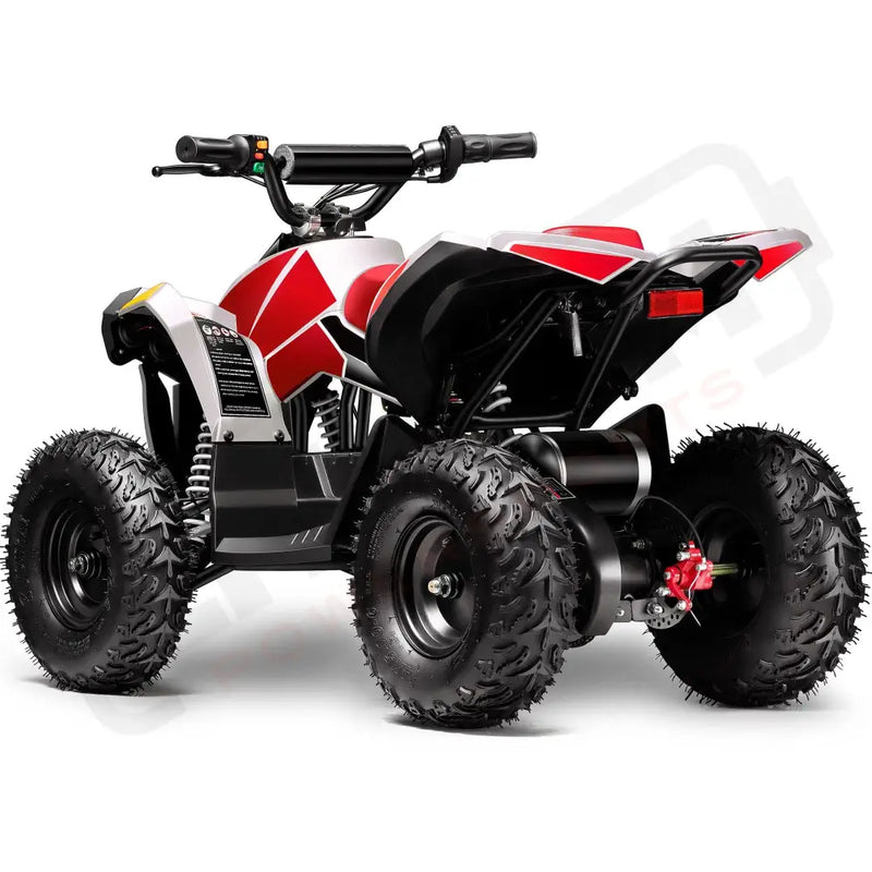 MotoTec E - Bully 36v 1000w ATV White - Lithium Powersports